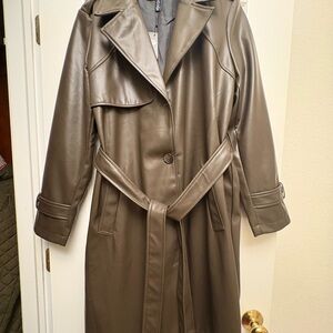 Ellen Tracy Expresso Trench Coat